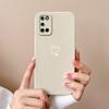 For Oppo A52 A72 A92 Case Butterfly Heart Simple Back Cover Soft Liquid Silicone Funda Camera Protection Anti Drop Phone Housing