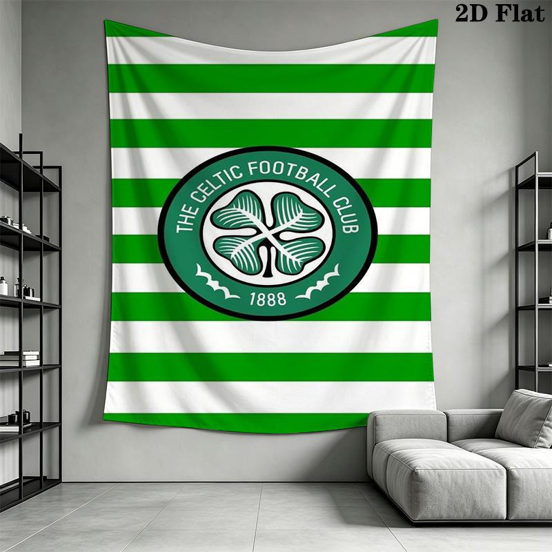 Celtic F.C Pattern Home Decor Tapestry, Wall Hanging, Decorative RV Wall Cloth.NGT0928558
