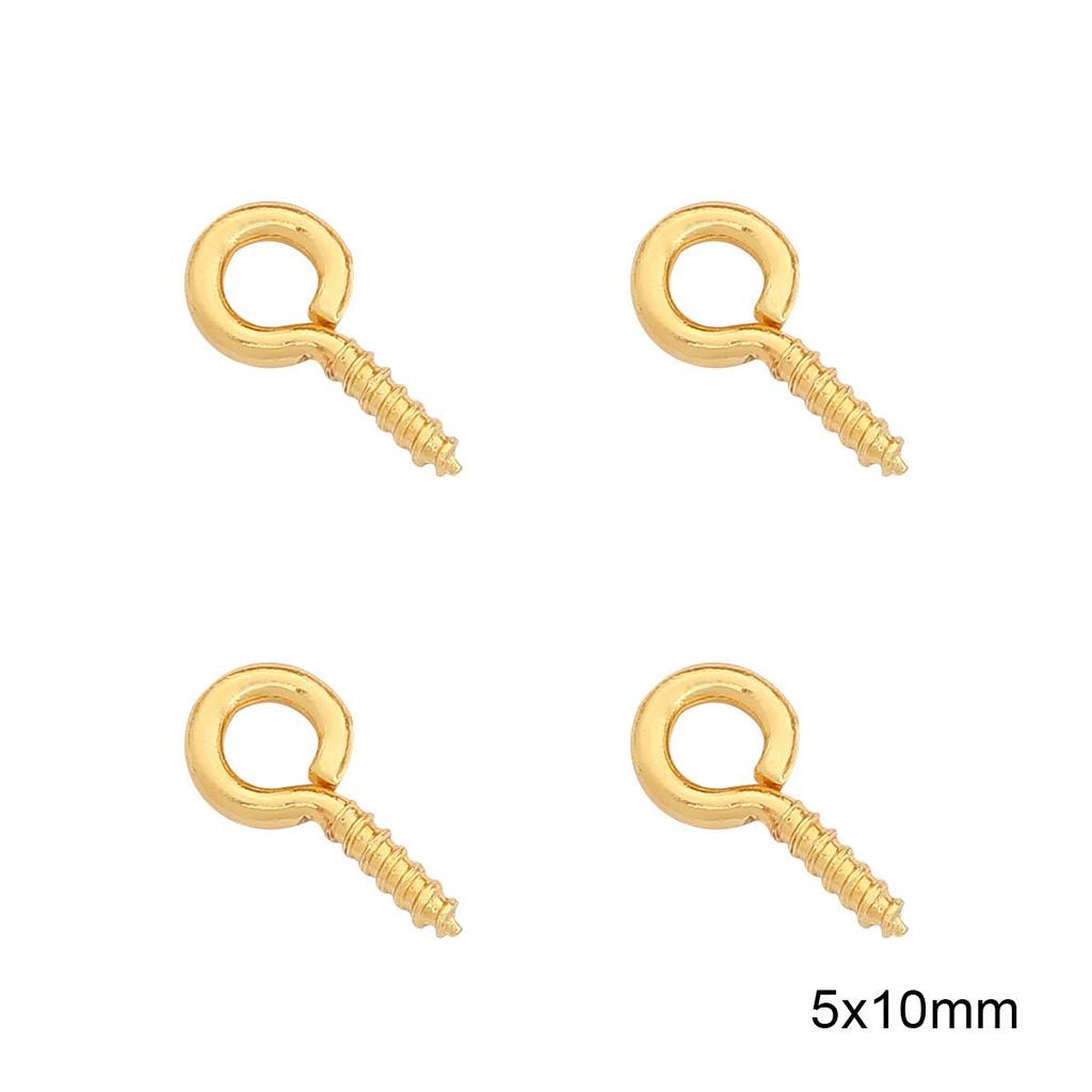 25 шт., медные маленькие крючки с ушками, застежки, булавка для кулона, серебряные крючки с ушками, подходят для просверленных бусин, сделай сам, изготовление ювелирных изделий