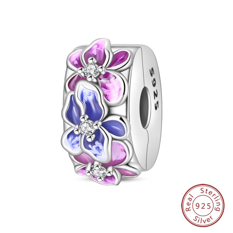 Fit Qikaola Original Bracelet Copper Flower Bird Series Charms Beads For Women Fashion Diy Jewelry Gifts Making