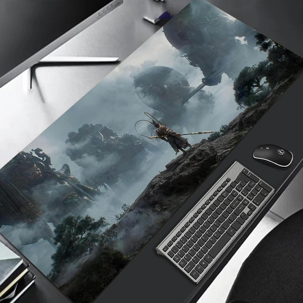 Черная Мифология Укун Коврик для Мыши Игровые Аксессуары для ПК Ковер Подставка под Мышь Офисный Коврик Mousepad 900x400 Игровой Стол Компьютерный Стол Ковер