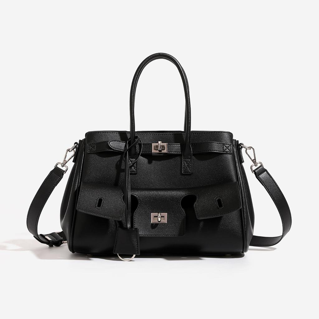 Autumn and winter fashion platinum tote large capacity high-end tote bag design shoulder portable women's bag