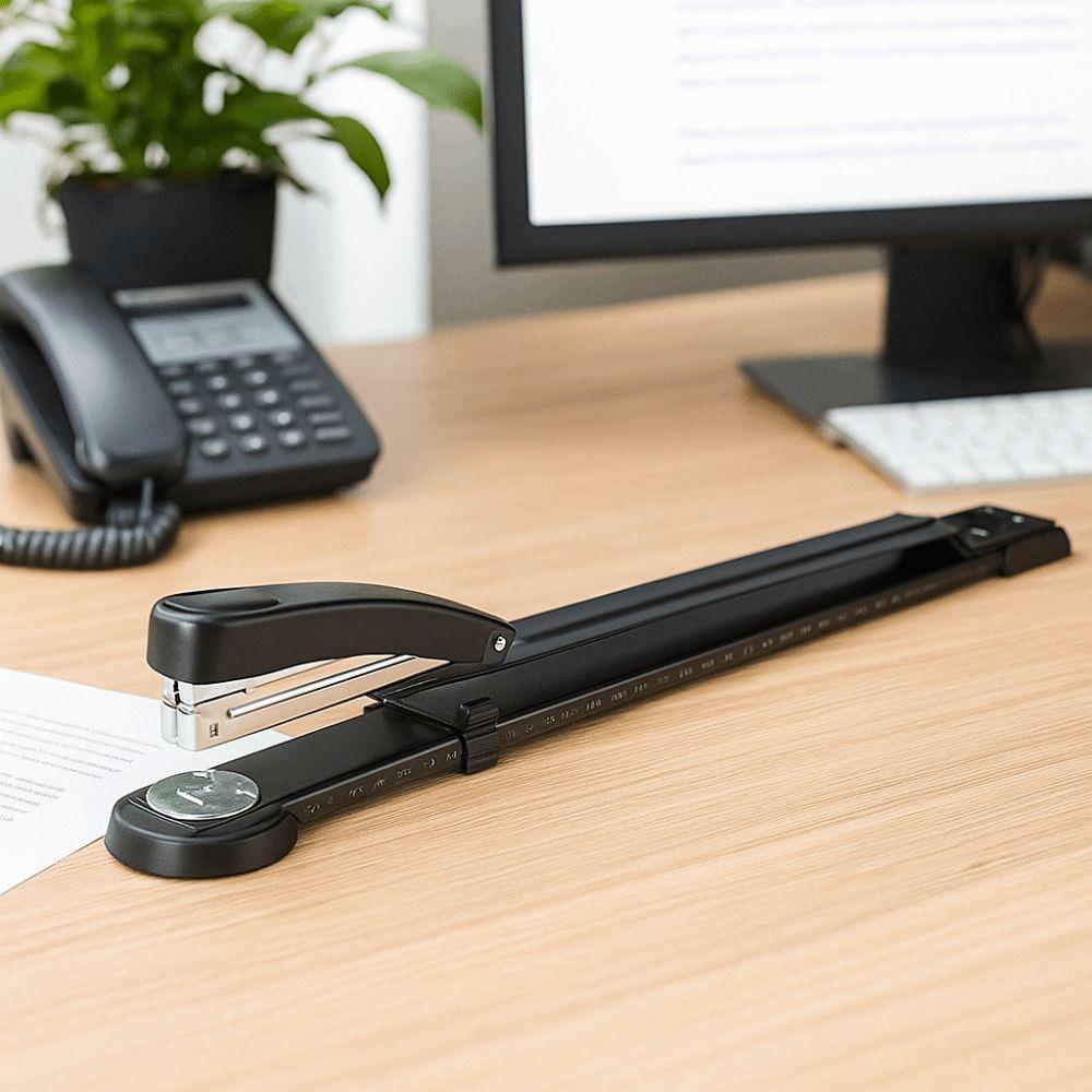 50-Sheet Capacity Long Reach Stapler Thickened Paper Stapler Long Arm Stapler For Booklet