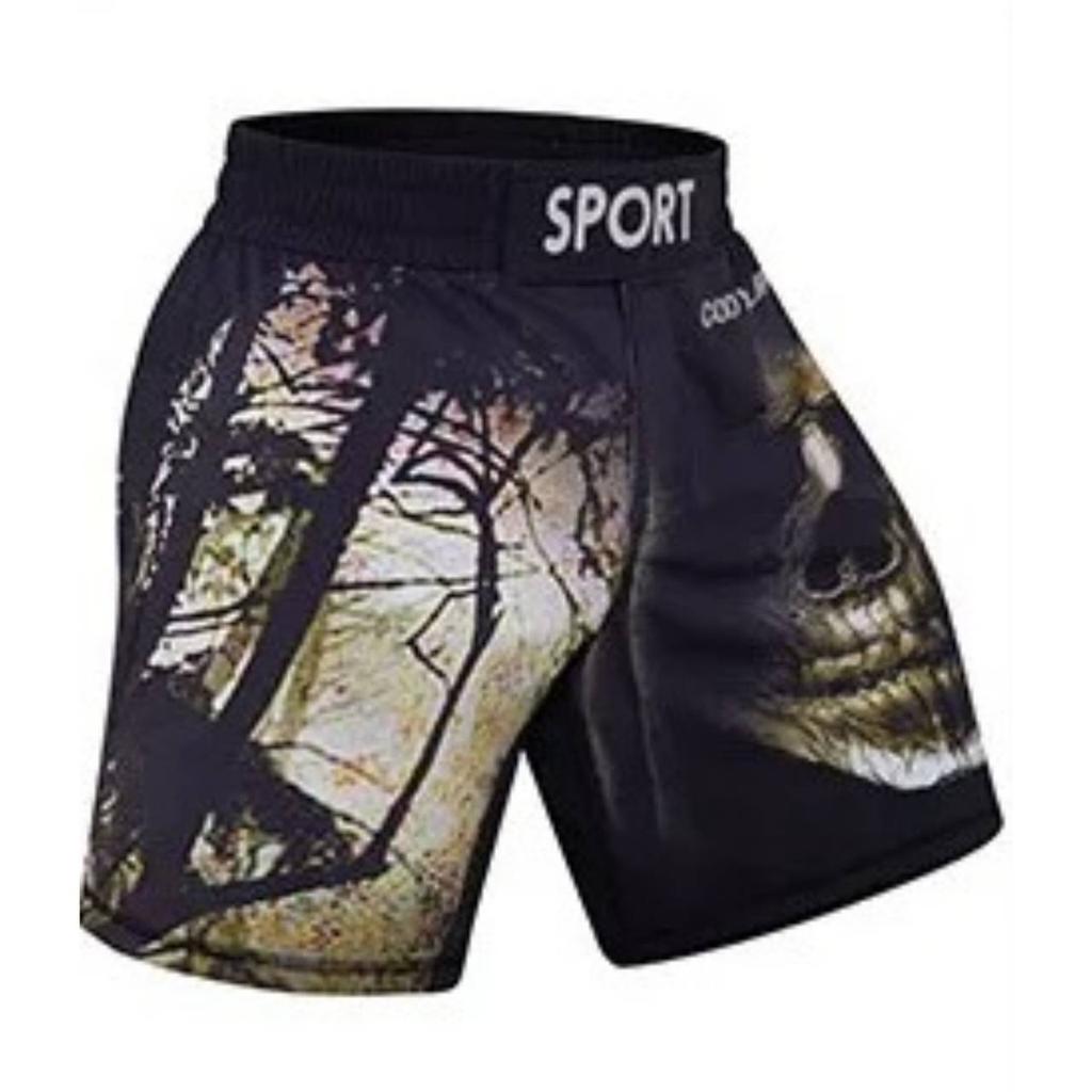 Шорты для ММА, мужские спортивные штаны для кикбоксинга, тайского бокса, полиэстера Godzilla