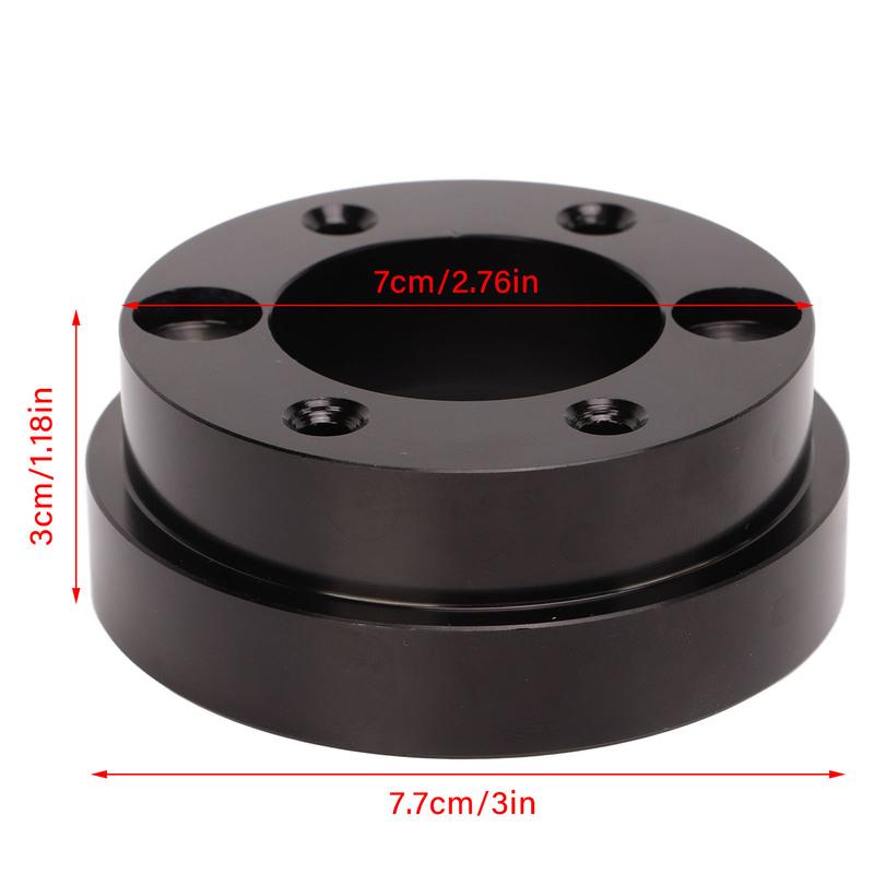 70mm Steering Wheel Adapter Plate Aluminium Alloy for G29 G920 13 14in Steering Wheel Steering Wheel Adaptor