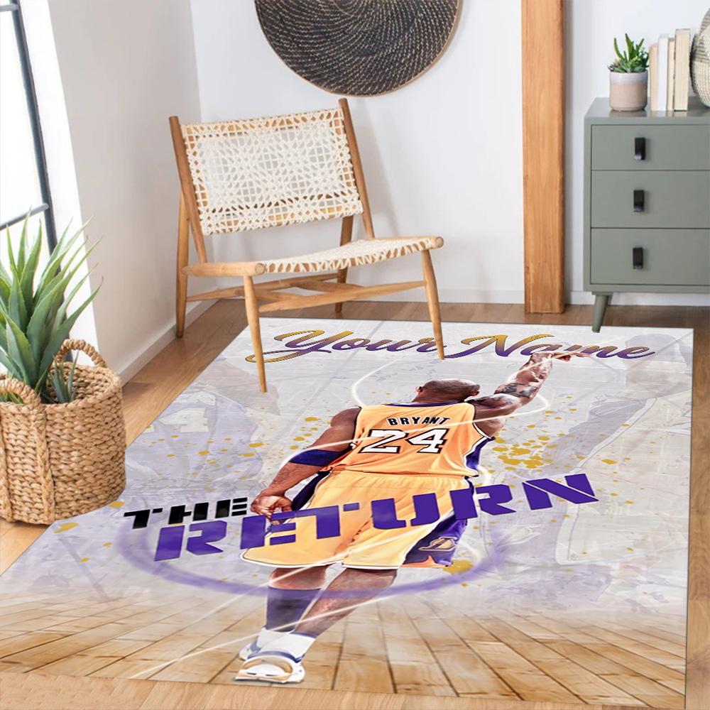 Kobe Personalized Name Carpet Design For Living Rooms Outdoor Decorate Room Entryway Antislip Carpet Office Home Decor Gift For Festivals