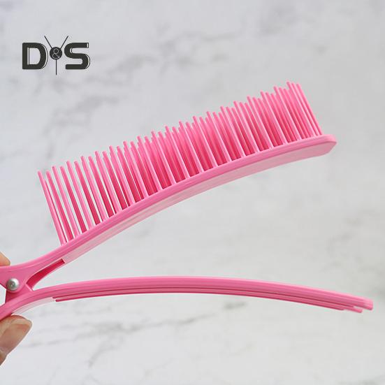 1/2/3/4Pcs Hair Sectioning Grip Clips Professional Hair Stylist Clip Hair Parting Comb Clips for Salon Hair Cutting Coloring