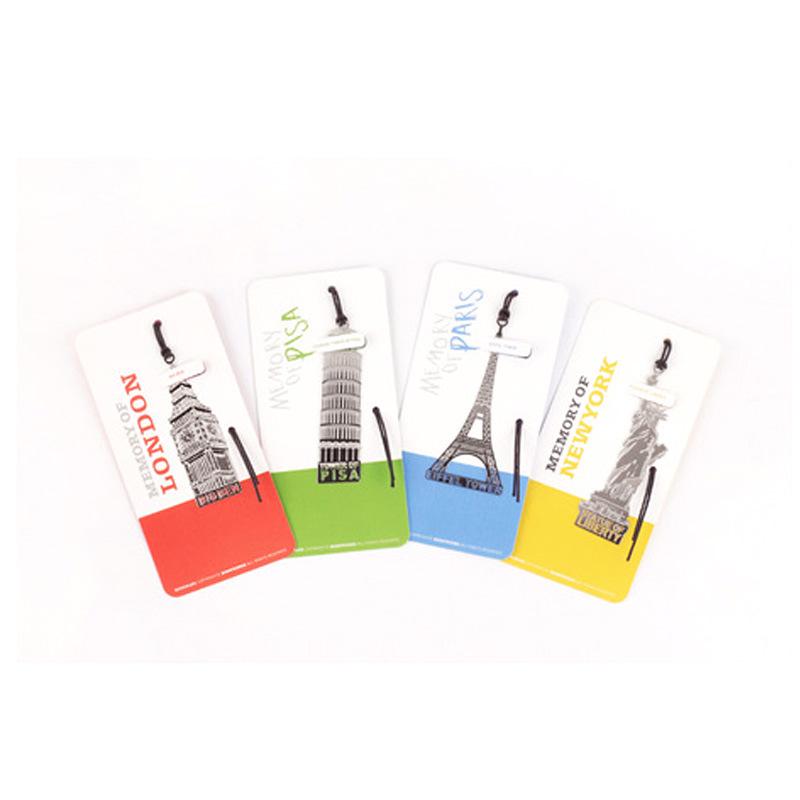Gift Creative Kawai Stationery European and American Retro Iron Tower Metal Bookmarks Creative and Beautiful 4 Options Lovely