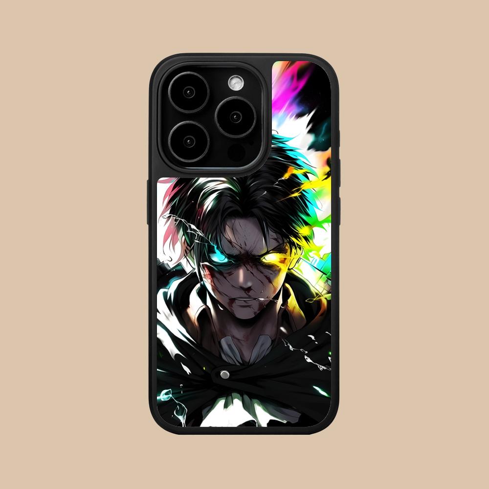 Чехол для мобильного телефона AOT Эрен Йегер Матовая поверхность для iPhone 17 16 15 14 13 12 11 Air Pro Max Plus Цветной чехол