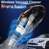 Автомобильный пылесос со светодиодной подсветкой, 120 Вт, высокая мощность, 2000 мАч, беспроводной перезаряжаемый портативный пылесос двойного назначения с сильной мощностью всасывания, автомобильные принадлежности