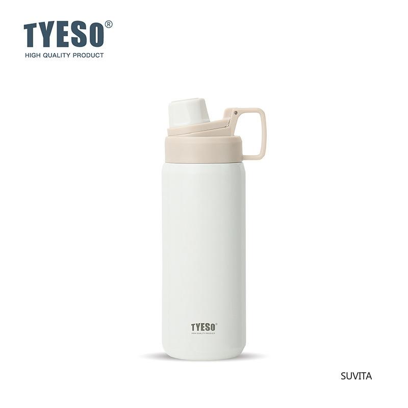 Термобутылка Tyeso из нержавеющей стали, спортивная, термоизолированная, герметичная, портативная, фляга для фитнеса, для путешествий на свежем воздухе, термосы