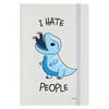 Grindstore Я ненавижу людей, динозавр, блокнот А5