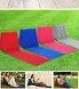 Inflatable Triangular Back Cushion Pillow - PVC Flocking Beach Mat