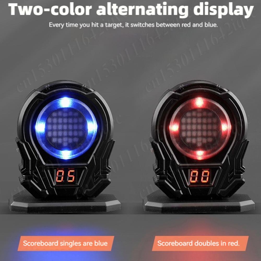Electronic Scoring Laser Target Infrared Induction Portable Shooting Light Counting Trainer System Sound Effects Training Toy