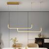 Современные подвесные светильники для кухни, столовой, декора, светодиодные светильники в форме буквы U, для спальни, кабинета, гостиной, простые подвесные светильники, светильники