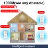 2.4Ghz Wireless Audio Intercom Door Phone Two Way Voice Doorbell H8 Voice Sender&Reciever Walkie-talkie Dooring DoorBellAA