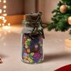 Yousheng Mini Wishing Glass Bottle Transparent Glass Jar with Sequins Romantic Gift for Boyfriend Girlfriend Wife Husband