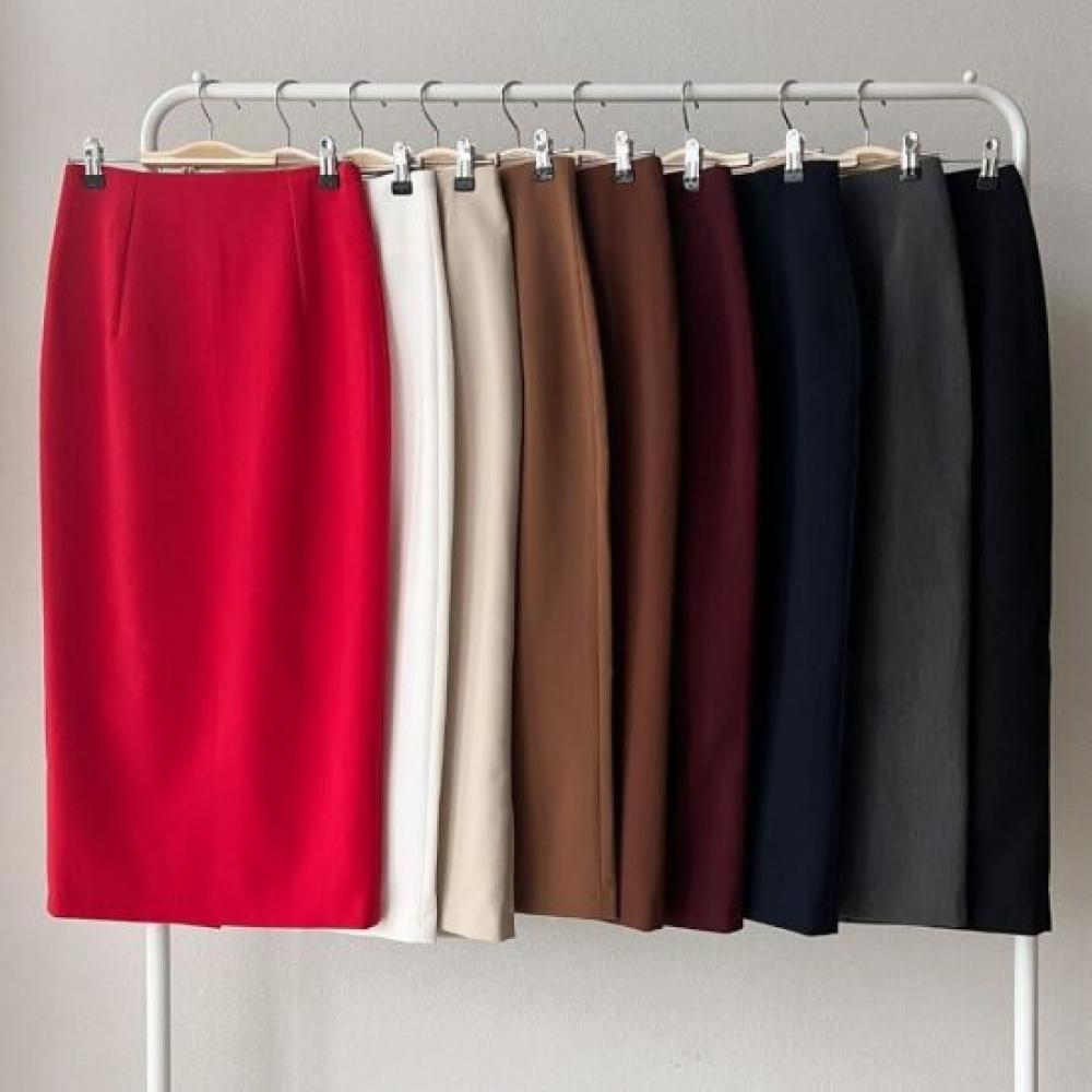 Style Latte Women S HigH waiSt Office Long Skirt   H Line Pencil Skirt