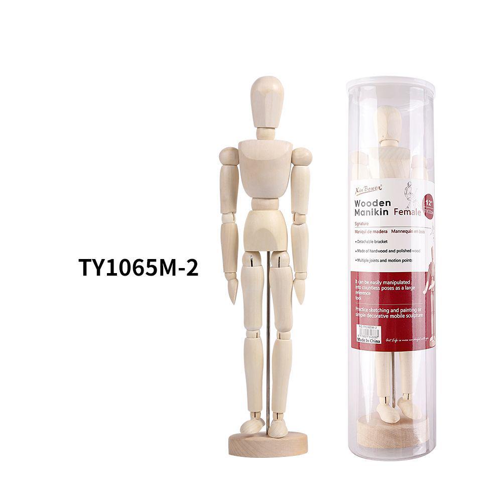 Подвижные деревянные куклы для рисования и живописи - Мужские и женские модели
