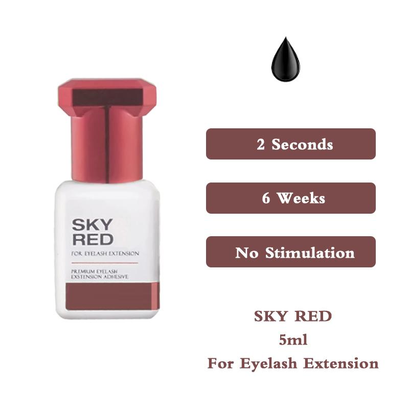 5 г оригинальный красный/зеленый/розовый/золотой клей SKY, клей для наращивания ресниц, 1 с, быстросохнущий клей для наращивания накладных ресниц, удержание 8 недель