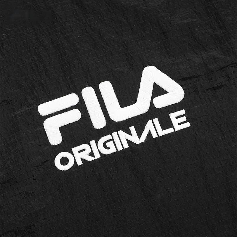 Fila Вязаная куртка с капюшоном с принтом логотипа Мужские куртки Черный F11M229501FBK