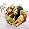 1pc Cute Puppies Artwork Folding Umbrella, Durable, Suitable for Outdoor Activities or Rain, Suitable for Commuting yy251027119