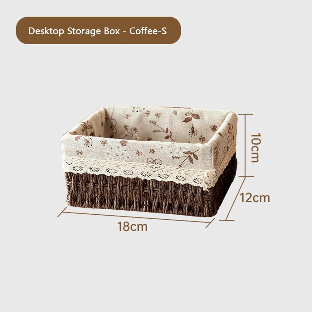 Imitation Rattan Rattan Storage Baskets Vegetable Fruit Multi-Purpose Hand-woven Baskets Home Decoration Storage