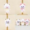 Adorable Plush Sheep Keychain Cute Cartoon Lamb Doll For Girls' Bags And Keys