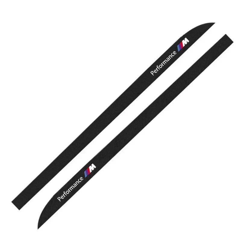For BMW 2pc Car Side Skirt Sill Carbon Fibre Body Protection Stickes For BMW M M3 M5 M6 X3 E46 E90 E39 F10 F20 F30 G20 E60 E36 E