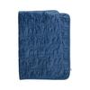 Livheart 3-Way Blanket, Polar Bear Feel, Navy (Total Length: Approx. 100cm), Quilted, Cold Protection, 14125-63