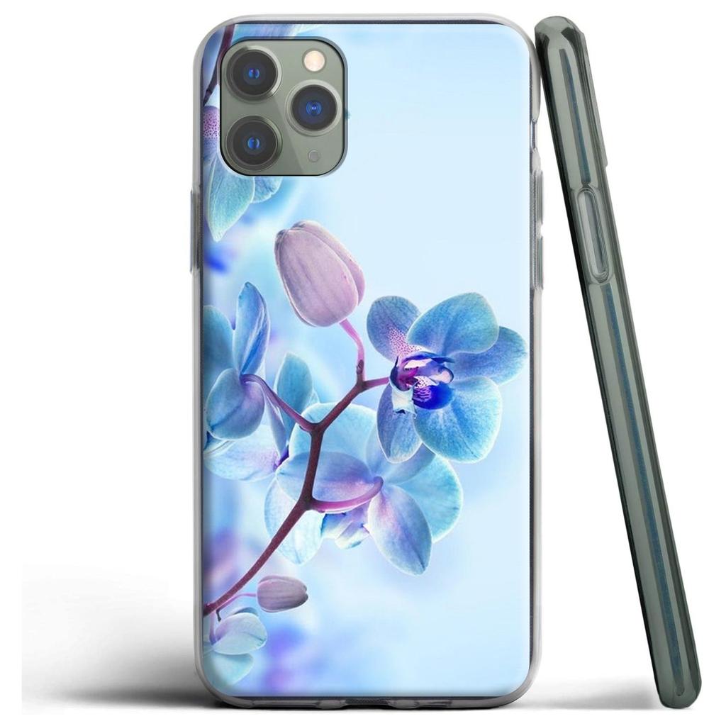 Красочный силиконовый чехол с цветами орхидеи для Apple iPhone 12 Mini 11 Pro SE XS X XR Max 8 7 6S 6 Plus 5S