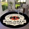 Bacardi 150 Years Round Area Rug,Carpet Rug for Living Room Bedroom Sofa Playroom Decor,Non-slip Floor Mat30