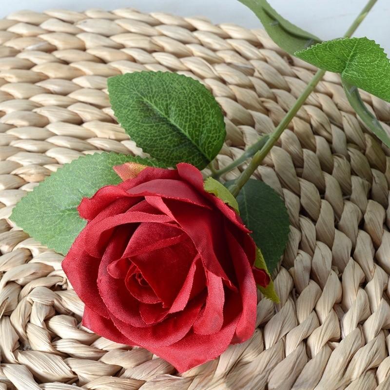 Elegant Rose Faux Flower Waterfall With Silk Roses For Gift Table Decor And Special Occasions