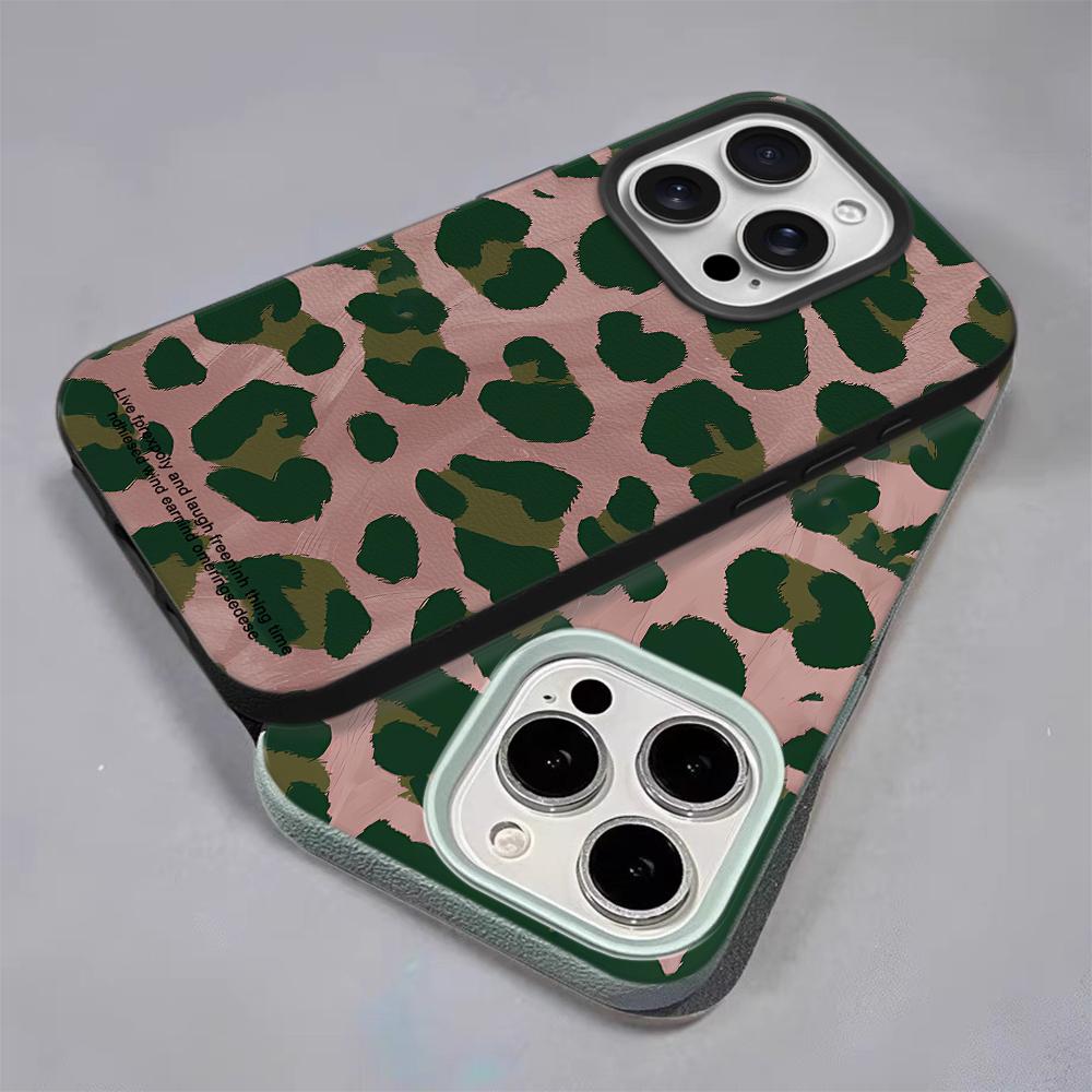 Sexy Leopard Print Phone Case For IPhone 17 16 15 Plus 11 13 12 14 Pro Max 16e 17 Air Soft Transparent Cover Cases Coque