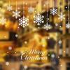 Xmas Merry Christmas New Year Santa Claus Window Sticker Murals Home Decals Christmas Wall Stickers