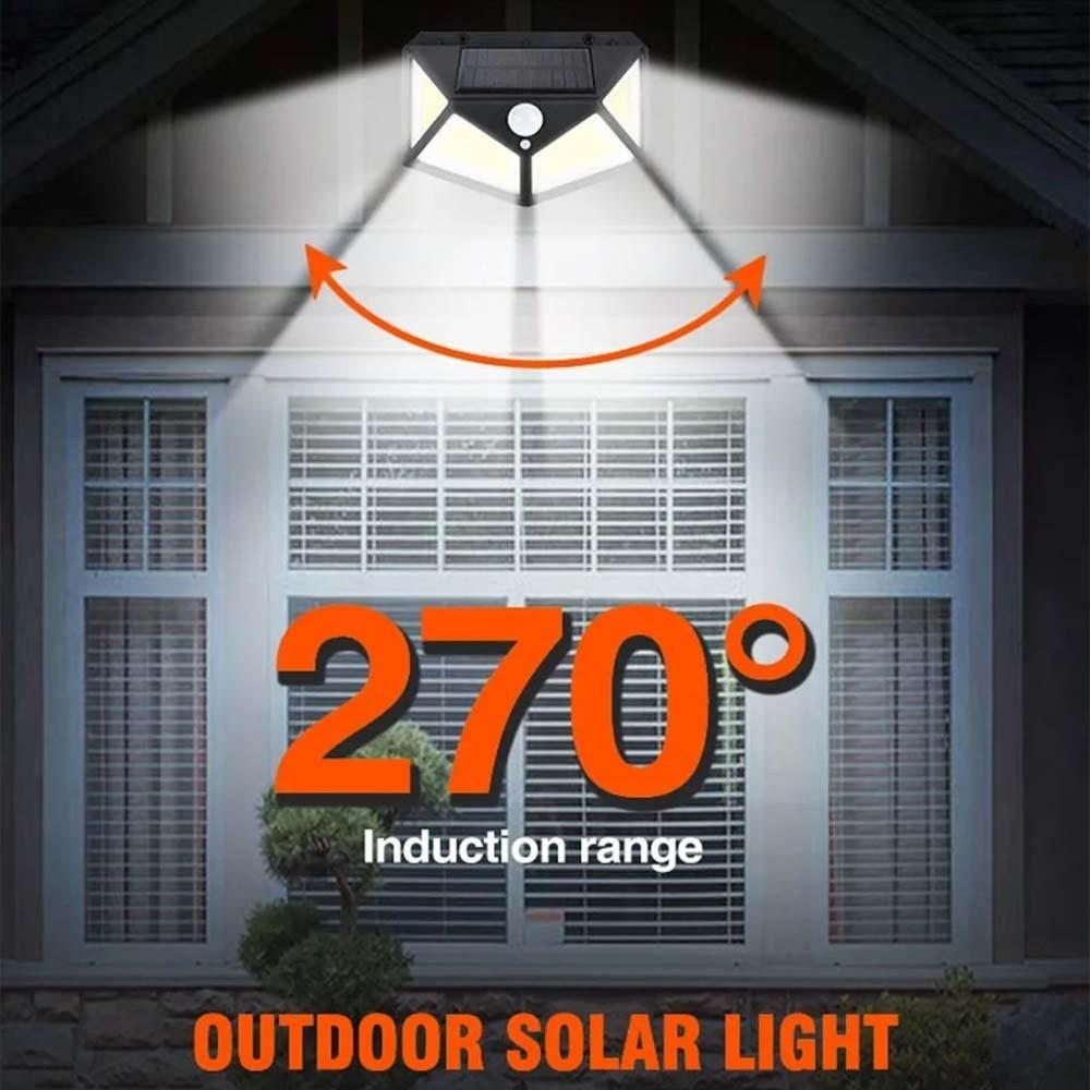 IP65 Waterproof Motion Sensor Light 100 LED Beads Solar Lamp Solar Street Lights Wall