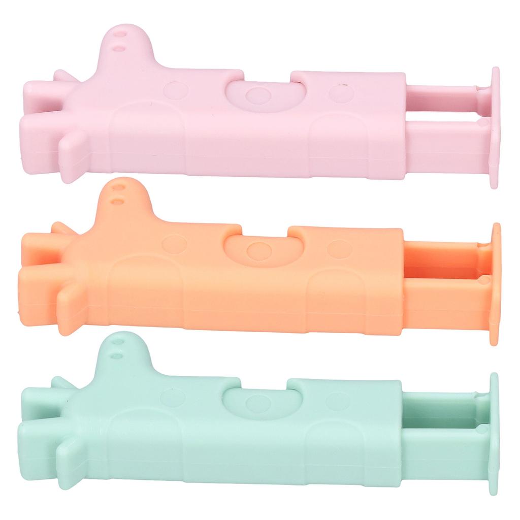 Зажимы для герметизации с сильной силой зажима, влагостойкие, в виде жирафа, пластиковые зажимы для пакетов для хранения продуктов питания B