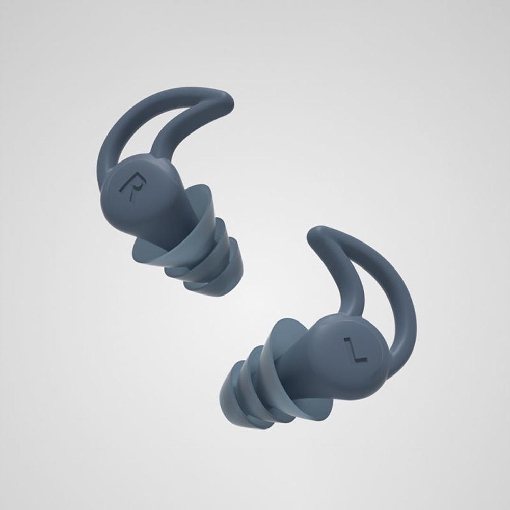 Трехслойные мягкие силиконовые шумоподавляющие беруши, удобные многоразовые противошумные звукоизоляционные моющиеся беруши для сна