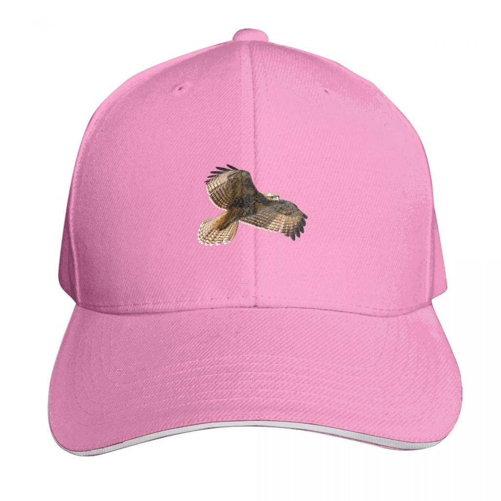 Redtailed Hawk Baseball Cap Quick Dry Performance Cotton Twill Breathable Contrast Two Tone Brim