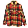 Sport King 60s 70s Vintage Check Pattern Long Sleeve Flannel Shirt Men's Used