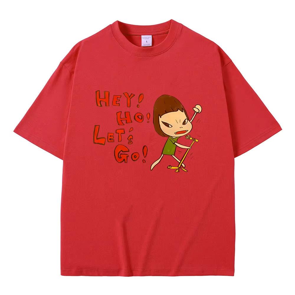 Henggou Yuan Lively Bar Lets Go Unisexs and Womens Casual Luxury Tshirt Summer 2026 Unisexs and Womens Early 21st Century