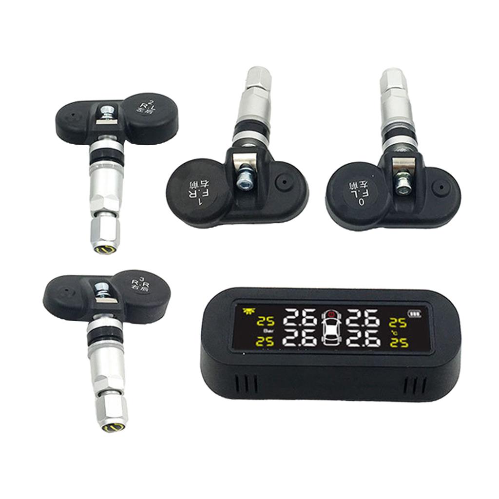 Universal Wireless Solar Power/USB TPMS Tire Pressure Monitoring System