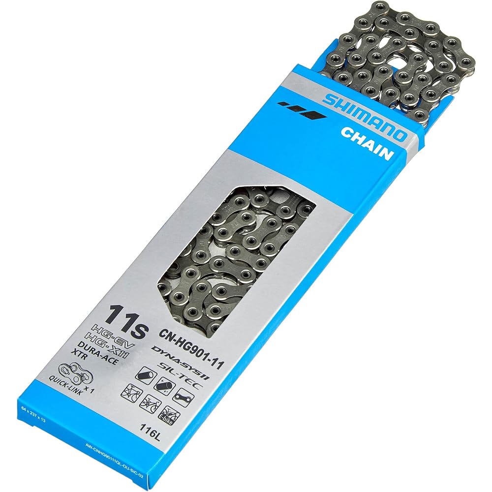 Shimano CN-HG901 Bicycle Chain 11-Speed 116 Links with Quick Link Generic Bike Accessory