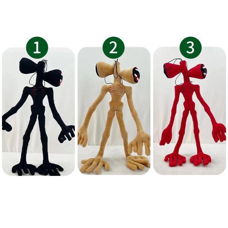 Плюшевая игрушка Голова Сирены 21,6 дюйма, мягкая набивная кукла, идеально подходит для фанатов ужасов и коллекционеров