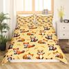 Cute Red Panda Duvet Cover King SizePink Love Stars Bedding Collection Kawaii Cartoon Animals Comforter Cover Girly Sweet Quilt Cover
