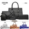 Women Fashion 5Pcs Handbag Set PU Leather Shoulder Bag Crossbody Bag Purse Set