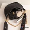 Half Moon Crescent Chain Crossbody Hip Bag (2 Colors)
