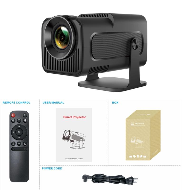 HD True 1080P 4K WIFI Портативный проектор 390ANSI Dual Wifi6 BT5.0 ТВ Домашний кинотеатр Кинотеатр HY320 HY300 обновлен для мобильного телефона Android