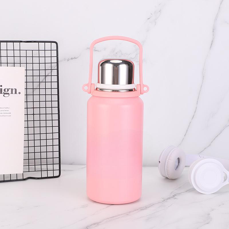 New High-value 316 Stainless Steel Thermos Large-capacity Portable Thermos Outdoor Sports Portable Cups.