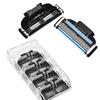 4 Pcs Razor Blades Compatible for Mache 3 Machine Shaving Razor Blade for Men Face Care